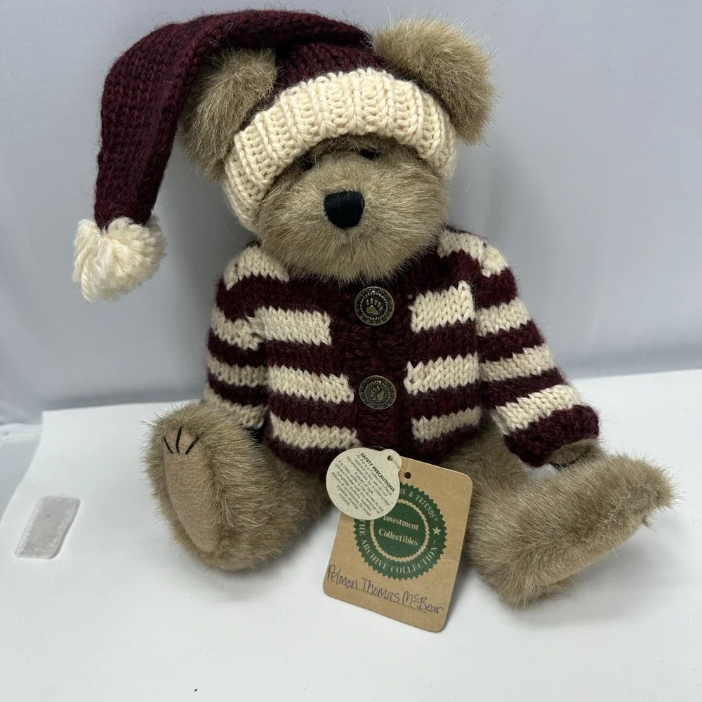 Boyds Bears Collection Lot of 4 Christmas Sweaters With Tags